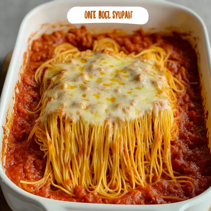 Oven Baked Spaghetti