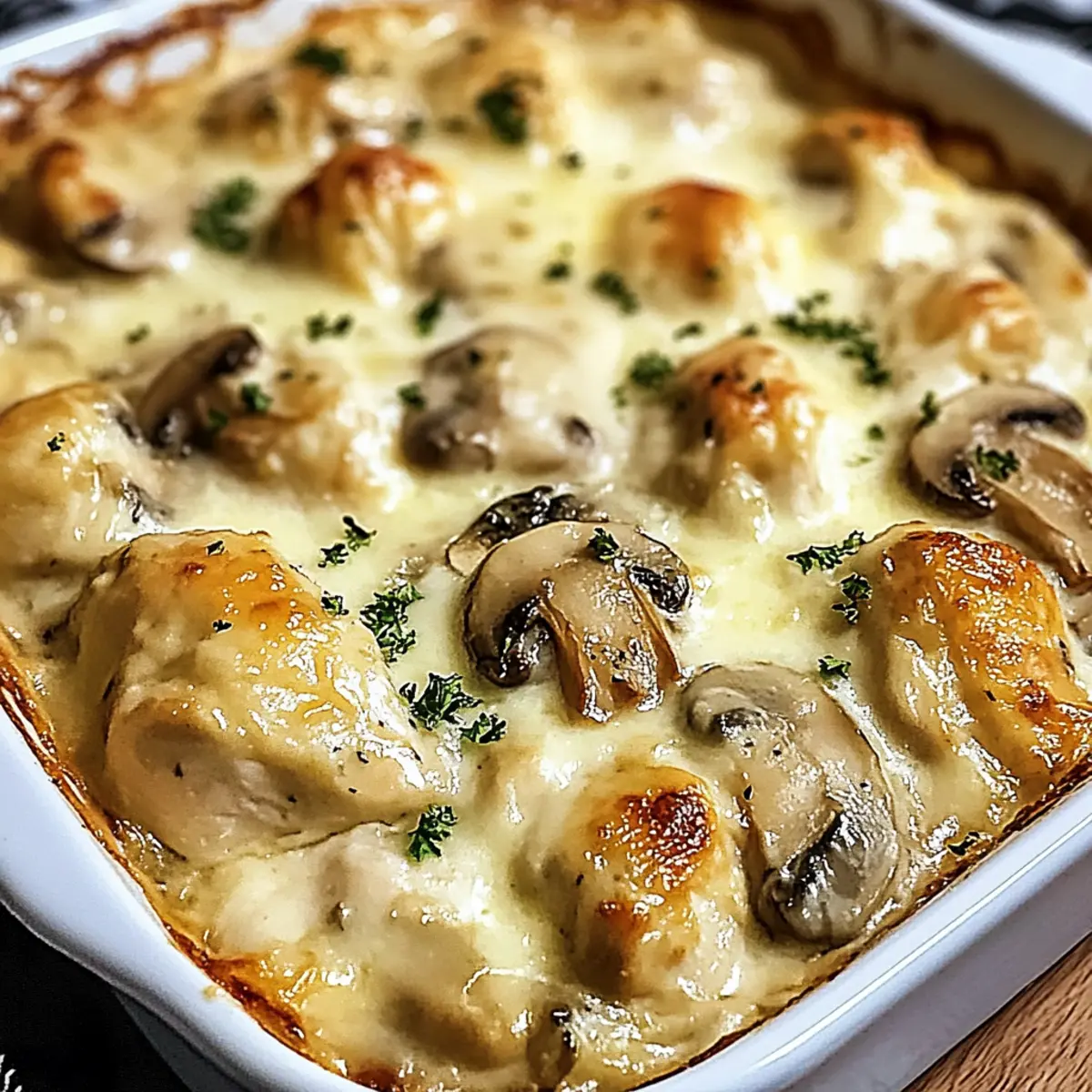 Irresistible Creamy Chicken and Mushroom Bake for Effortless Dinners 3 fgfgup4ygfezu7nb3f5f