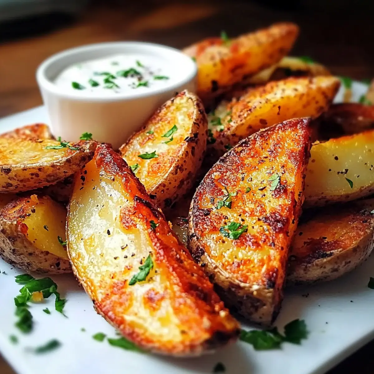 Crispy Potato Wedges Recipe