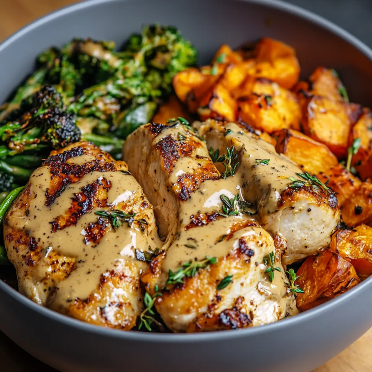 Why Maple Dijon Chicken & Sweet Potato Bowls Delight