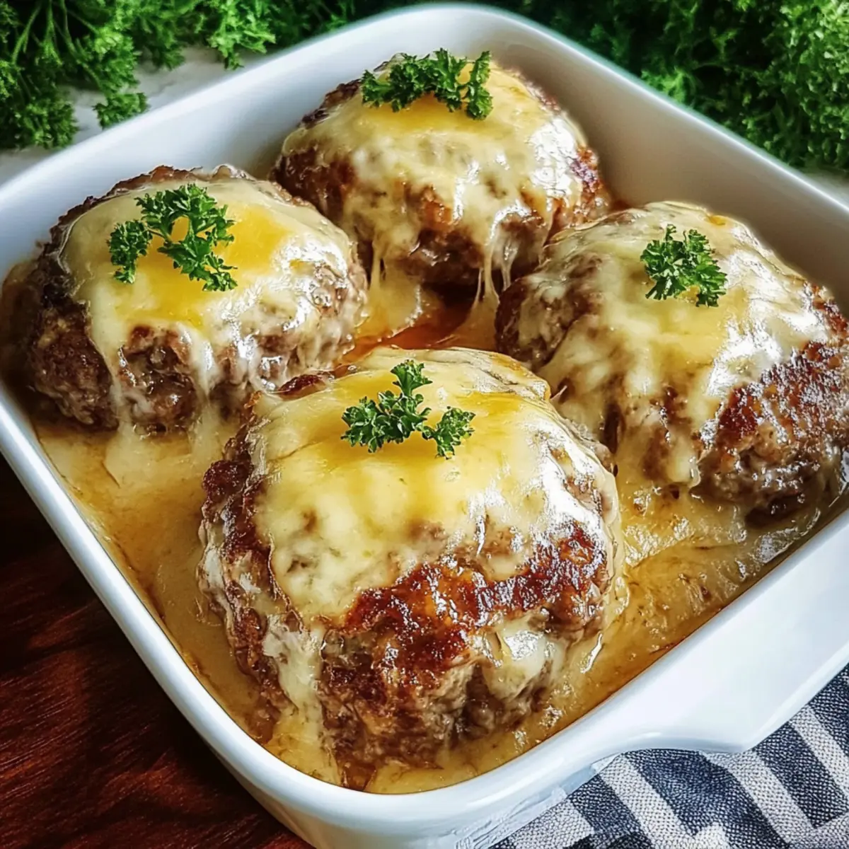 Cheesy Baked Meat Patties