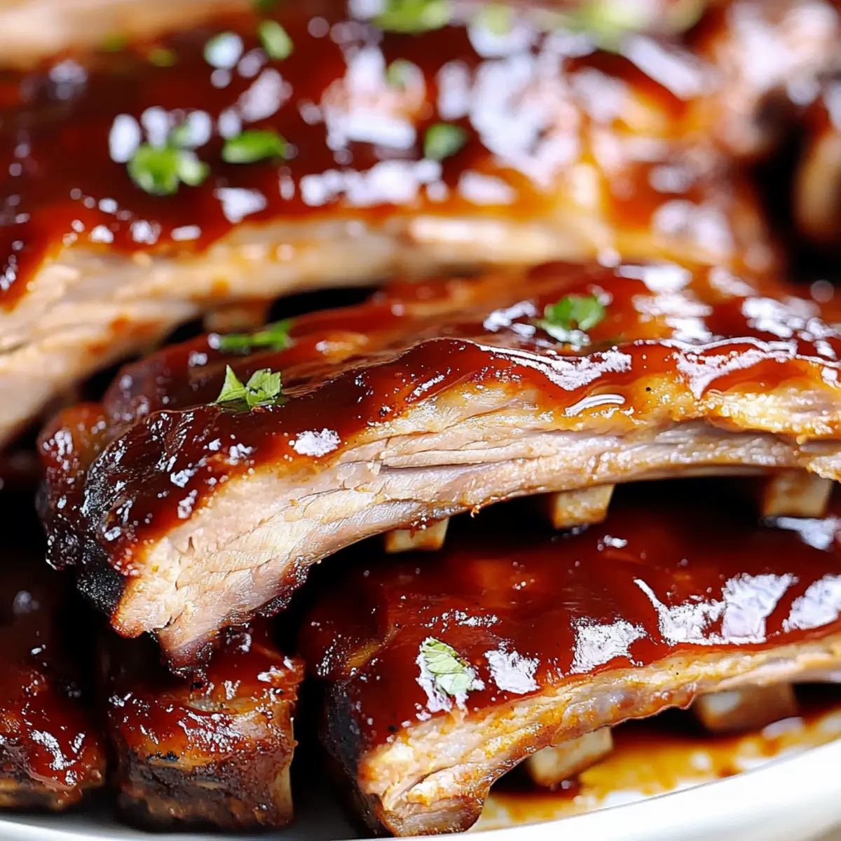 Oven Baked BBQ Ribs (Tender, Fall-Off-The-Bone Family Dinner for Summer BBQs)