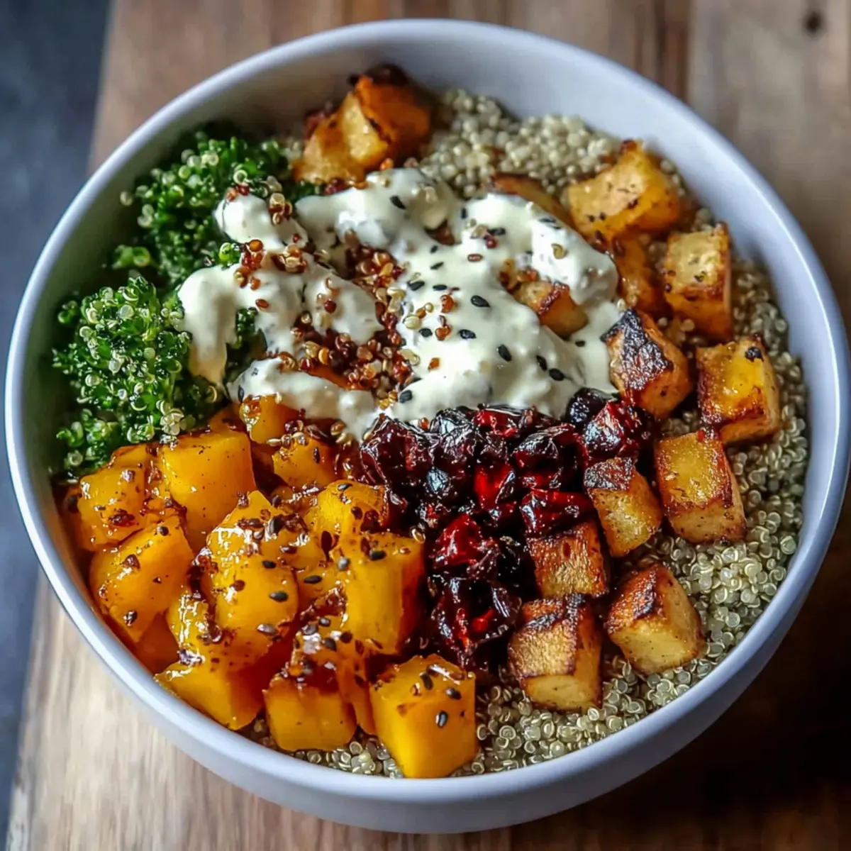 Wholesome Autumn Glow Quinoa Bowls: Protein Packed with Meal Prep Ready