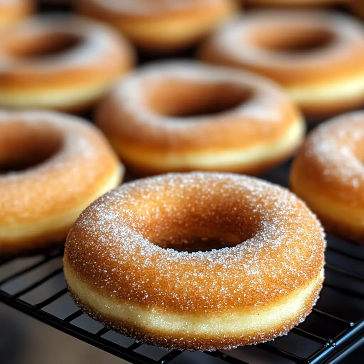 Easy Baked Cinnamon Sugar Donuts Recipe