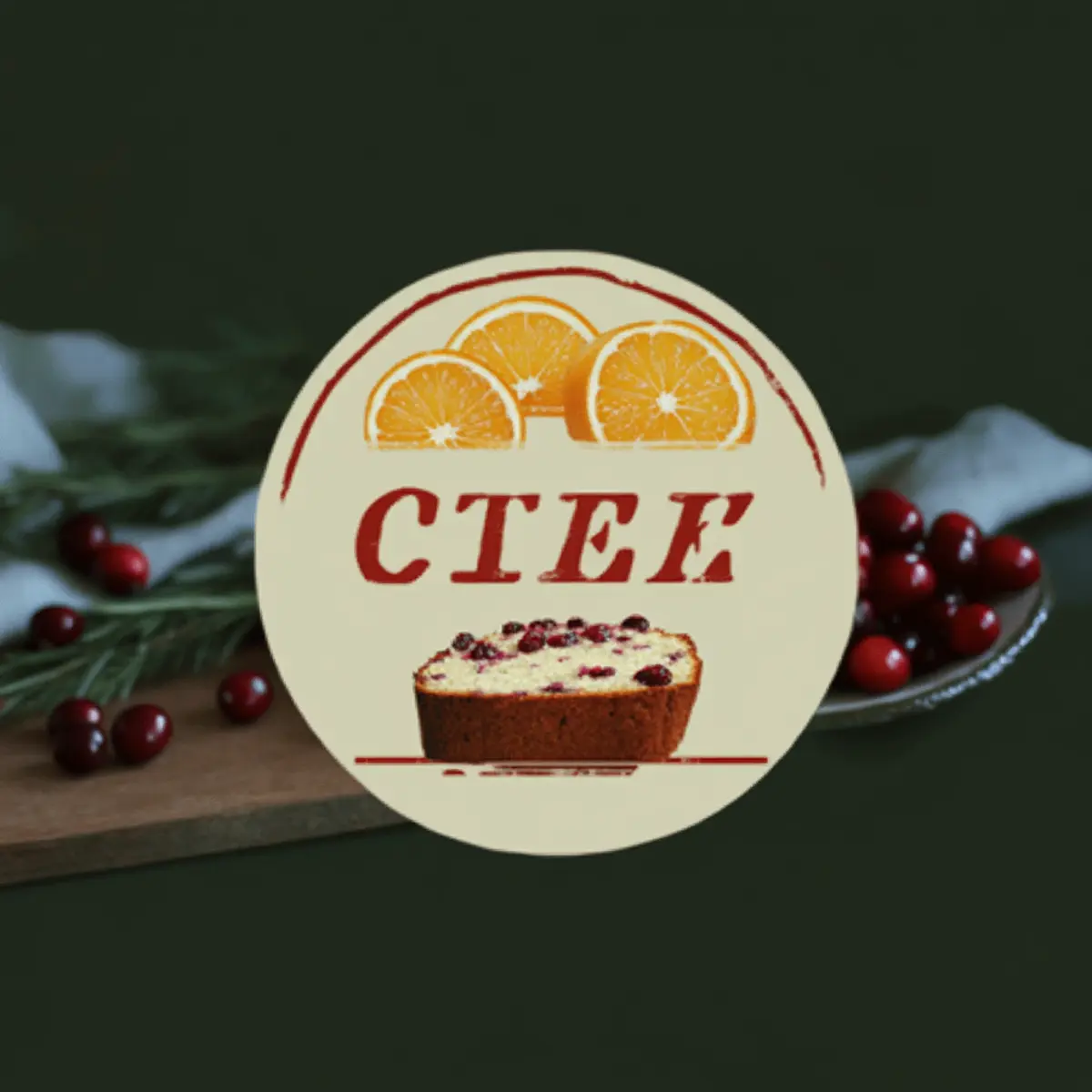 Orange Cranberry Loaf Cake